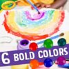 Crayola Washable Kids Paint (6ct), School Supplies, Painting Set for Kids, Spring Crafts, Art Teacher Gifts for Toddlers, Ages 3+