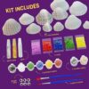 Dan&Darci Kids Sea Shell Painting Kit - Arts & Crafts for Kids - Gifts for Boys and Girls Ages 6-8, 8-12 - Craft Activities Kits - Creative Art...