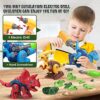 Dinosaur Toys for 3, 4, 5, 6, 7 Year Old Boys, Take Apart Toys with Electric Drill for Kids, STEM Educational Construction Building Toy, Ideal...