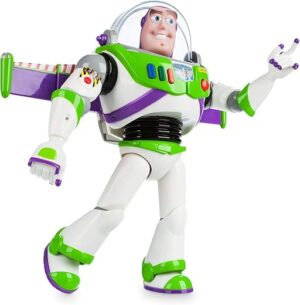 Disney Store Official Buzz Lightyear Interactive Talking Action Figure from Toy Story, Features 10+ English Phrases, Interacts with Other Figures...