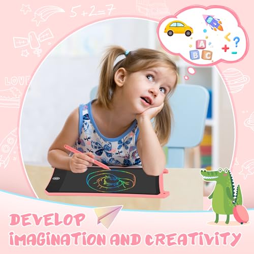 EooCoo Toddler Toys, LCD Writing Tablet for Kids 2 Pack, Toddler Travel Essentials Drawing Pad, Mess Free Coloring Books, Road Trip Activities, Age...
