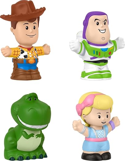 Fisher-Price Little People Toddler Toys Disney Pixar Toy Story Figure Pack with 4 Characters for Pretend Play Kids Ages 18+ Months Fisher-Price Little People Toddler Toys Disney Pixar Toy Story Figure Pack with 4 Characters for Pretend Play Kids Ages 18+ Months
