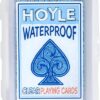 Hoyle Waterproof Playing Cards, Clear Plastic Deck of Cards for Outdoor Card Games, Camping, Beach, Pool & Travel Games (1 Deck) | playing-cards Hoyle Waterproof Playing Cards, Clear Plastic Deck of Cards for Outdoor Card Games, Camping, Beach, Pool & Travel Games (1 Deck) | playing-cards