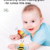 Infinno Baby Wrist Rattle Socks and Foot Finder Set, Perfect Baby Toys for 0-12 Months Newborn Boys and Girls As Shower Gifts, Garden Bug Series