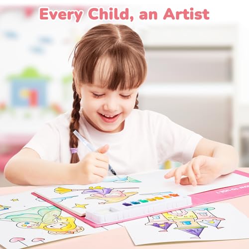 JoyCat Paint with Water Coloring Books for Toddlers, Watercolor Painting Sets for Kids Ages 3-5 4-8, Arts and Crafts Drawing Activities Toy... JoyCat Paint with Water Coloring Books for Toddlers, Watercolor Painting Sets for Kids Ages 3-5 4-8, Arts and Crafts Drawing Activities Toy...