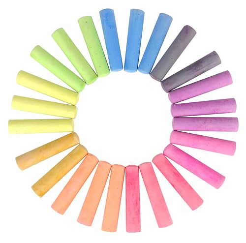 Kid Made Modern Non Toxic Sidewalk Chalk Bucket (24 Count) - Washable Colored Chalk Bulk Set for Kids and Toddlers Outdoor Games Kid Made Modern Non Toxic Sidewalk Chalk Bucket (24 Count) - Washable Colored Chalk Bulk Set for Kids and Toddlers Outdoor Games