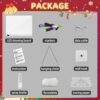 Led Drawing Board with 13 Light Effects, 16" Rechargeable Glow Doodle LED Note Board with Colors, Neon Light Up Drawing Tablet Gifts for Kids for...