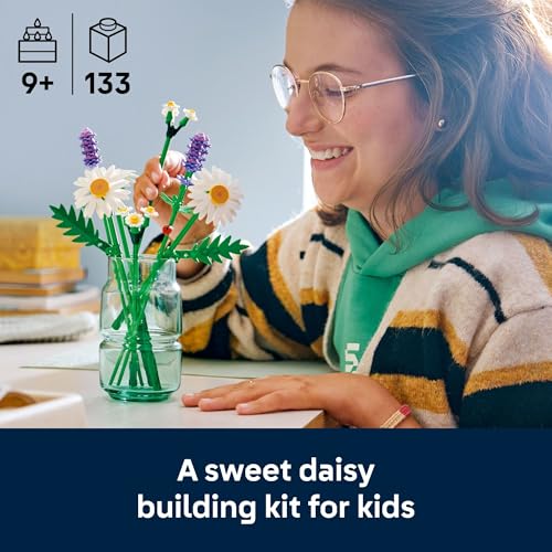 LEGO Botanicals Daisies Building Toy - Artificial Flowers Crafting Kit for Girls & Boys, Ages 9+ - Kids Room Decor for Book Shelf or Desk - Gift... LEGO Botanicals Daisies Building Toy - Artificial Flowers Crafting Kit for Girls & Boys, Ages 9+ - Kids Room Decor for Book Shelf or Desk - Gift...