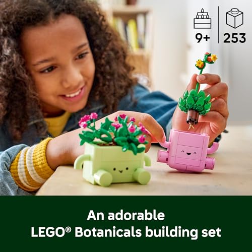 LEGO Botanicals Rocking Plants - Building Toy for Kids, Girls & Boys, Ages 9+ - Decor for Dorm Desk or Shelf - Housewarming Gift Ideas - 11506 LEGO Botanicals Rocking Plants - Building Toy for Kids, Girls & Boys, Ages 9+ - Decor for Dorm Desk or Shelf - Housewarming Gift Ideas - 11506