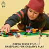 LEGO Classic Green Baseplate, Square 32x32 Stud Foundation to Build, Play, and Display Brick Creations, Great for Grassy Nature Landscapes,...