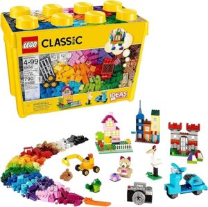 LEGO Classic Large Creative Brick Box 10698 Building Set, Toy Storage Solution for Home or Classrooms, Interactive Building Toy for Kids, Boys, and... LEGO Classic Large Creative Brick Box 10698 Building Set, Toy Storage Solution for Home or Classrooms, Interactive Building Toy for Kids, Boys, and...