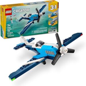 LEGO Creator 3 in 1 Aircraft Race Plane Toy - Building Toy with 3 Building Options, Airplane, Fighter Jet, or Helicopter - Gift Idea for Kids, Boys... LEGO Creator 3 in 1 Aircraft Race Plane Toy - Building Toy with 3 Building Options, Airplane, Fighter Jet, or Helicopter - Gift Idea for Kids, Boys...