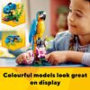 LEGO Creator 3 in 1 Exotic Parrot Building Toy Set, Transforms to 3 Different Animal Figures - from Colorful Parrot, to Swimming Fish, to Cute...