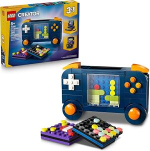 LEGO Creator 3 in 1 Retro Gaming Console Building Toy for Boys & Girls - Kids Build a Console, Mini Arcade Game, or Mini Computer - Gift Idea for... LEGO Creator 3 in 1 Retro Gaming Console Building Toy for Boys & Girls - Kids Build a Console, Mini Arcade Game, or Mini Computer - Gift Idea for...