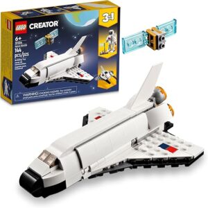 LEGO Creator 3 in 1 Space Shuttle Toys - Space Toys Building Set for Boys & Girls, Ages 6+ - Option to Build 2 Spaceships or Astronaut -... LEGO Creator 3 in 1 Space Shuttle Toys - Space Toys Building Set for Boys & Girls, Ages 6+ - Option to Build 2 Spaceships or Astronaut -...