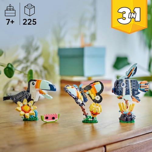 LEGO Creator 3 in 1 Wild Animals: Tropical Toucan Building Toy for Kids- Jungle Building Blocks & Learning Toy for Girls & Boys, Ages 7+ - Build 3... LEGO Creator 3 in 1 Wild Animals: Tropical Toucan Building Toy for Kids- Jungle Building Blocks & Learning Toy for Girls & Boys, Ages 7+ - Build 3...