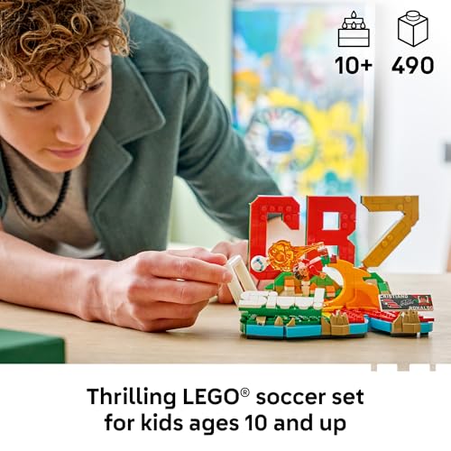 LEGO Editions Cristiano Ronaldo – Soccer Highlights - Building Set for Boys & Girls, Ages 10+ - Collectible Soccer Gift with Plaque - Kids Bedroom...