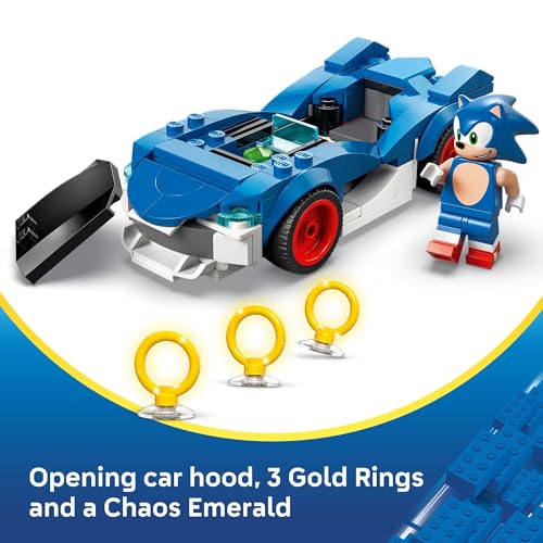 LEGO Sonic The Hedgehog Sonic: Speedster Lightning Race Car Toy for Boys & Girls - Toy Building Set W/Minifigure for Kids & Gamers, Ages 7+ - Gift... LEGO Sonic The Hedgehog Sonic: Speedster Lightning Race Car Toy for Boys & Girls - Toy Building Set W/Minifigure for Kids & Gamers, Ages 7+ - Gift...