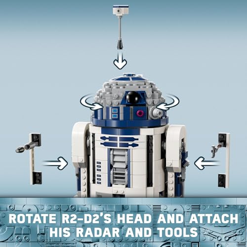 LEGO Star Wars R2-D2 Building Toy Set - Play or Display Star Wars Toy for Boys & Girls, Ages 10+ - Gift Ideas for Kids & Fans - Includes 25th... LEGO Star Wars R2-D2 Building Toy Set - Play or Display Star Wars Toy for Boys & Girls, Ages 10+ - Gift Ideas for Kids & Fans - Includes 25th...