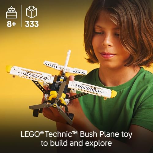 LEGO Technic Bush Plane Toy - Buildable Airplane Toy for Kids, Boys and Girls, Ages 8+ - Model Airplane Gift with Spinning Propeller, 4-Cylinder... LEGO Technic Bush Plane Toy - Buildable Airplane Toy for Kids, Boys and Girls, Ages 8+ - Model Airplane Gift with Spinning Propeller, 4-Cylinder...