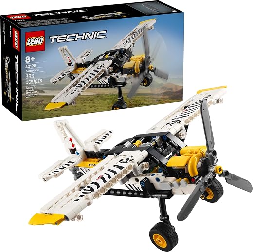 LEGO Technic Bush Plane Toy - Buildable Airplane Toy for Kids, Boys and Girls, Ages 8+ - Model Airplane Gift with Spinning Propeller, 4-Cylinder... LEGO Technic Bush Plane Toy - Buildable Airplane Toy for Kids, Boys and Girls, Ages 8+ - Model Airplane Gift with Spinning Propeller, 4-Cylinder...