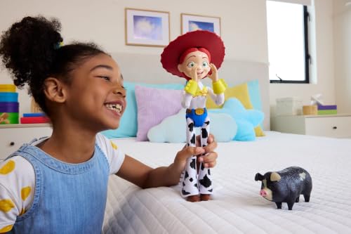 ​Mattel Disney and Pixar Toy Story 5 Critter Talk Jessie | 12-inch Posable Action Figure Toy & Jimmy Dean, 35+ Movie Sounds & Phrases​, English...