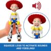 ​Mattel Disney and Pixar Toy Story 5 Critter Talk Jessie | 12-inch Posable Action Figure Toy & Jimmy Dean, 35+ Movie Sounds & Phrases​, English...