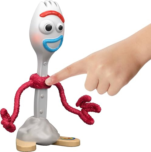 Mattel Disney and Pixar Toy Story 5 Interactables Forky | 7-inch Playscale Talking Figure, Movie Phrases, Converses with Other Characters in the Line Mattel Disney and Pixar Toy Story 5 Interactables Forky | 7-inch Playscale Talking Figure, Movie Phrases, Converses with Other Characters in the Line