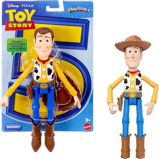 Mattel Disney and Pixar Toy Story 5 Woody Action Figure | 7-inch Playscale, 1 Key Character, 8+ Posable Joints, Movie-Accurate Design Mattel Disney and Pixar Toy Story 5 Woody Action Figure | 7-inch Playscale, 1 Key Character, 8+ Posable Joints, Movie-Accurate Design