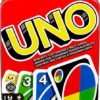 Mattel Games UNO Card Game for Kid, Adult & Family Nights & Parties, Travel & Vacations, Color Blind Accessible & Customizable Deck (Amazon Exclusive)