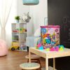 MEGA BLOKS First Builders Toddler Blocks Toys Set, Big Building Bag Collection with 80 Pieces and Storage, Pink, Ages 1+ Years MEGA BLOKS First Builders Toddler Blocks Toys Set, Big Building Bag Collection with 80 Pieces and Storage, Pink, Ages 1+ Years