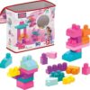 MEGA BLOKS First Builders Toddler Blocks Toys Set, Big Building Bag Collection with 80 Pieces and Storage, Pink, Ages 1+ Years MEGA BLOKS First Builders Toddler Blocks Toys Set, Big Building Bag Collection with 80 Pieces and Storage, Pink, Ages 1+ Years