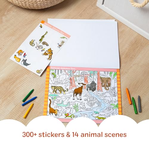 Melissa & Doug Seek & Find Sticker Pad – Animals, 400+ Stickers & 14 Scenes to Color, Search & Find Sticker Activity Pad for Coloring & Matching,... Melissa & Doug Seek & Find Sticker Pad – Animals, 400+ Stickers & 14 Scenes to Color, Search & Find Sticker Activity Pad for Coloring & Matching,...