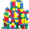 Melissa & Doug Wooden Building Blocks, 100-Piece Set of Sorting & Stacking Toys in 4 Colors and 9 Shapes, Classic Toddler Toys for Girls & Boys...