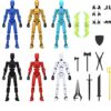 MerryXD 6 Pack Assembly Completed T13 3D Action Figure,Dummy Nova Titan Lucky 13 Action Figure 3D Printed Multi-Jointed Movable Toy MerryXD 6 Pack Assembly Completed T13 3D Action Figure,Dummy Nova Titan Lucky 13 Action Figure 3D Printed Multi-Jointed Movable Toy