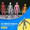 MerryXD 6 Pack Assembly Completed T13 3D Action Figure,Dummy Nova Titan Lucky 13 Action Figure 3D Printed Multi-Jointed Movable Toy MerryXD 6 Pack Assembly Completed T13 3D Action Figure,Dummy Nova Titan Lucky 13 Action Figure 3D Printed Multi-Jointed Movable Toy