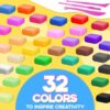MuseLuxe Air Dry Clay - 32 Colors Modeling Clay Kit with 3 Sculpting Tools,Safe & Non-Toxic,DIY Magic Gifts Toys for Boys,Girls,Kids MuseLuxe Air Dry Clay - 32 Colors Modeling Clay Kit with 3 Sculpting Tools,Safe & Non-Toxic,DIY Magic Gifts Toys for Boys,Girls,Kids