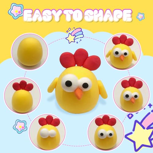 MuseLuxe Air Dry Clay - 32 Colors Modeling Clay Kit with 3 Sculpting Tools,Safe & Non-Toxic,DIY Magic Gifts Toys for Boys,Girls,Kids MuseLuxe Air Dry Clay - 32 Colors Modeling Clay Kit with 3 Sculpting Tools,Safe & Non-Toxic,DIY Magic Gifts Toys for Boys,Girls,Kids