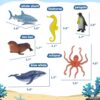 Ocean Sea Life Toy Figures Set for Kids, 12 PCS Realistic Marine Animals with Shark, Dolphin, Sea Turtle, Penguin, Seal, Clownfish, Crab, Ocean... Ocean Sea Life Toy Figures Set for Kids, 12 PCS Realistic Marine Animals with Shark, Dolphin, Sea Turtle, Penguin, Seal, Clownfish, Crab, Ocean...