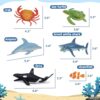 Ocean Sea Life Toy Figures Set for Kids, 12 PCS Realistic Marine Animals with Shark, Dolphin, Sea Turtle, Penguin, Seal, Clownfish, Crab, Ocean... Ocean Sea Life Toy Figures Set for Kids, 12 PCS Realistic Marine Animals with Shark, Dolphin, Sea Turtle, Penguin, Seal, Clownfish, Crab, Ocean...