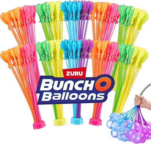 Original Bunch O Balloons Tropical Party 330+ Rapid-Filling Self-Sealing Water Balloons (Amazon Exclusive 10 count, pack of 1) by ZURU Water... Original Bunch O Balloons Tropical Party 330+ Rapid-Filling Self-Sealing Water Balloons (Amazon Exclusive 10 count, pack of 1) by ZURU Water...
