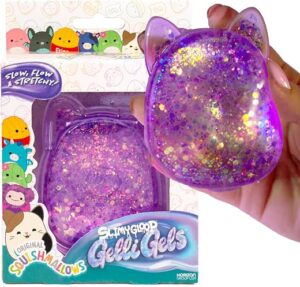 Original Squishmallows™ SLIMYGLOOP Purple Gelli Gels, Slow Rising Sensory Squeeze Toy with Glitter, Gel Filled Fidget Toys Original Squishmallows™ SLIMYGLOOP Purple Gelli Gels, Slow Rising Sensory Squeeze Toy with Glitter, Gel Filled Fidget Toys