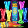 PartySticks Glow Sticks Party Supplies 100pk - 8 Inch Glow in the Dark Light Up Sticks Party Favors, Glow Party Decorations, Neon Party Glow... PartySticks Glow Sticks Party Supplies 100pk - 8 Inch Glow in the Dark Light Up Sticks Party Favors, Glow Party Decorations, Neon Party Glow...