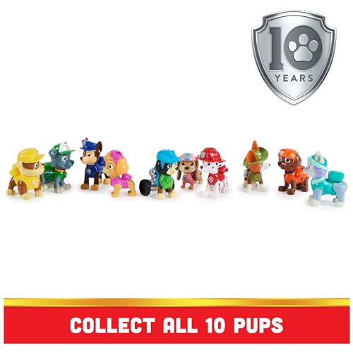 Paw Patrol, 10th Anniversary, All Paws On Deck Toy Figures Gift Pack with 10 Collectible Action Figures, Kids Toys for Ages 3 and up Paw Patrol, 10th Anniversary, All Paws On Deck Toy Figures Gift Pack with 10 Collectible Action Figures, Kids Toys for Ages 3 and up