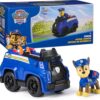 Paw Patrol, Chase’s Patrol Cruiser, Toy Car with Collectible Action Figure, Sustainably Minded Kids Toys for Boys & Girls Ages 3 and Up