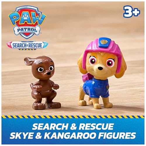 Paw Patrol: Search & Rescue, Skye Rescue Helicopter with 2 Figures, Hero Helicopter Toy with Pull-Back Action, Kids Toys for Boys & Girls Ages 3+