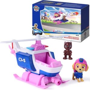 Paw Patrol: Search & Rescue, Skye Rescue Helicopter with 2 Figures, Hero Helicopter Toy with Pull-Back Action, Kids Toys for Boys & Girls Ages 3+ Paw Patrol: Search & Rescue, Skye Rescue Helicopter with 2 Figures, Hero Helicopter Toy with Pull-Back Action, Kids Toys for Boys & Girls Ages 3+