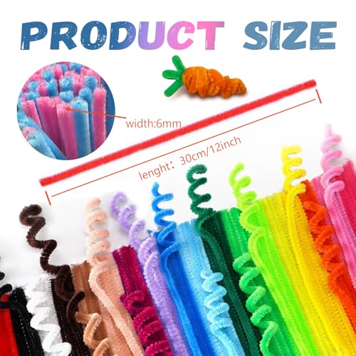 Pipe Cleaners Craft Bulk,Kids Toys & Games Gifts,200pcs Arts Crafts,Chenille Stems Art Supplies for Projects Creative DIY Room Decor,Christmas... Pipe Cleaners Craft Bulk,Kids Toys & Games Gifts,200pcs Arts Crafts,Chenille Stems Art Supplies for Projects Creative DIY Room Decor,Christmas...