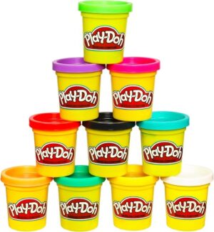 Play Doh Modeling Compound 10-Pack Case of Assorted Colors, Non-Toxic 2 oz. Cans, Back to School Gifts, Prizes, & Party Favors, Preschool Toys for... Play Doh Modeling Compound 10-Pack Case of Assorted Colors, Non-Toxic 2 oz. Cans, Back to School Gifts, Prizes, & Party Favors, Preschool Toys for...