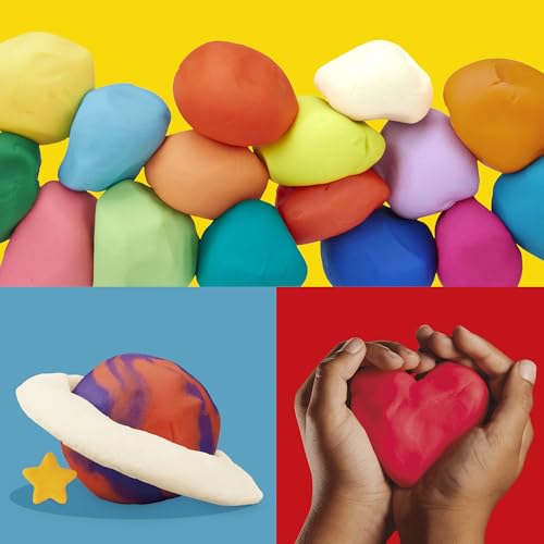 Play-Doh Modeling Compound 36-Pack Case of Colors, Non-Toxic, 3 Oz Cans of Assort. Colors, Back to School Classroom Supplies, Preschool Toys, Ages...